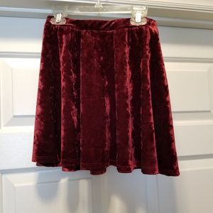 Velvet skirt